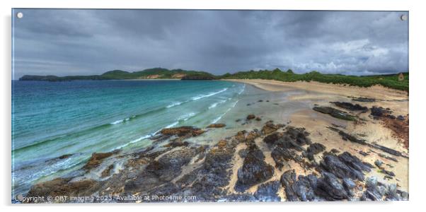 Balnakeil Beach Bay & Faraid Head Nr Durness Scottish Highlands Acrylic by OBT imaging