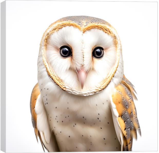 Barn Owl Canvas Print by Steve Smith