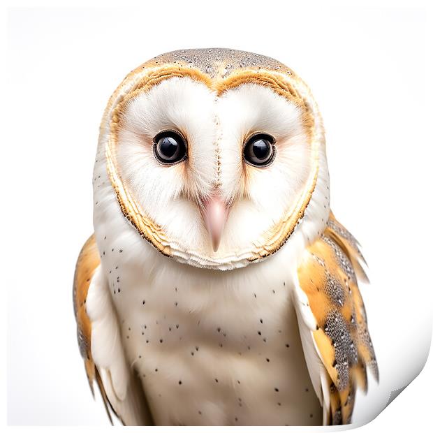 Barn Owl Print by Steve Smith