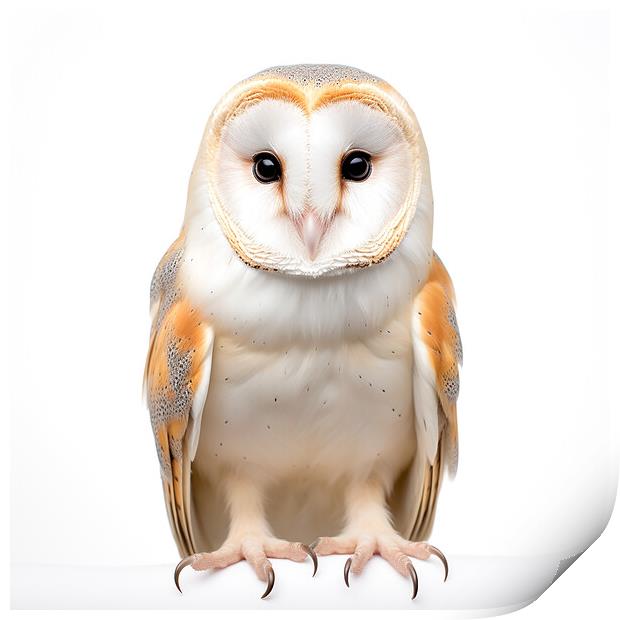 Barn Owl Print by Steve Smith