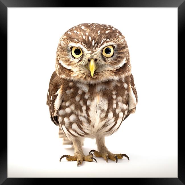 Little Owl Framed Print by Steve Smith