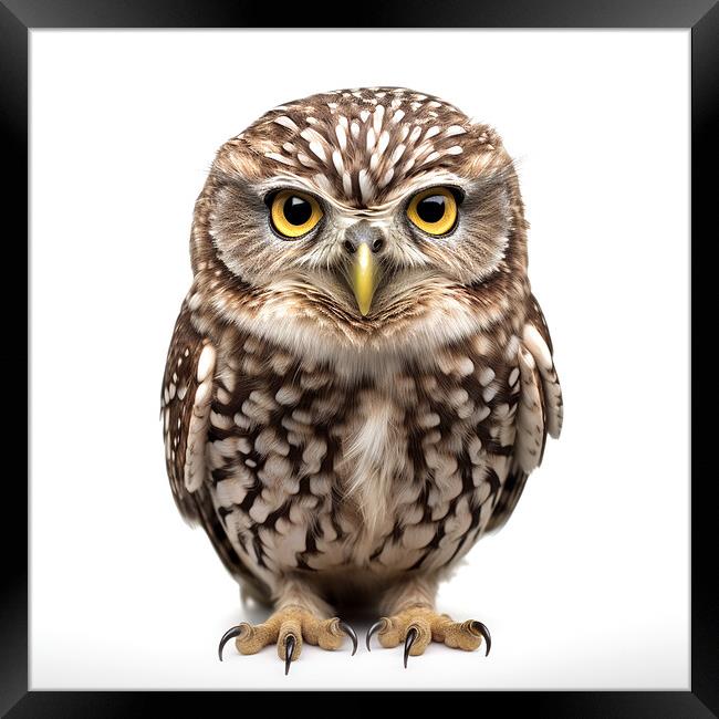 Little Owl Framed Print by Steve Smith