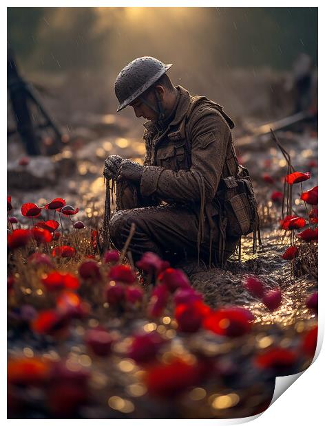 Lest We Forget Print by Steve Smith