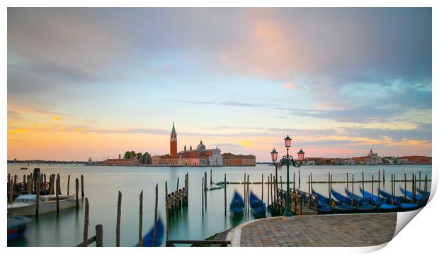 Colourful Venice Sunrise Print by Phil Durkin DPAGB BPE4