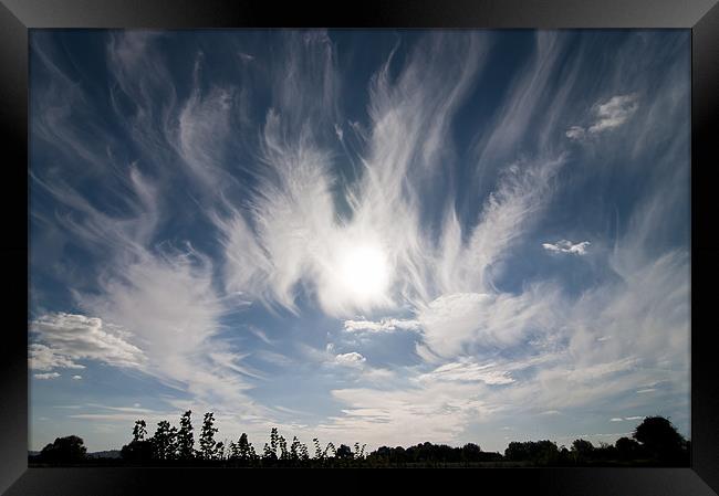 Cirrus Cloud Framed Print by Ian Collins