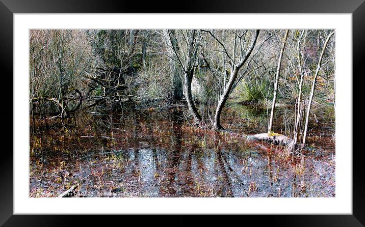 Marshland, Derbyshire, UK. Framed Mounted Print by john hill