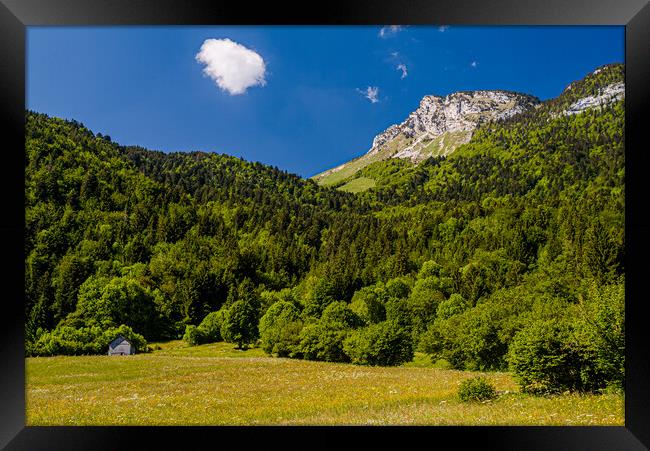 Landscape with Cloud, Savoy Framed Print by Gerry Walden LRPS