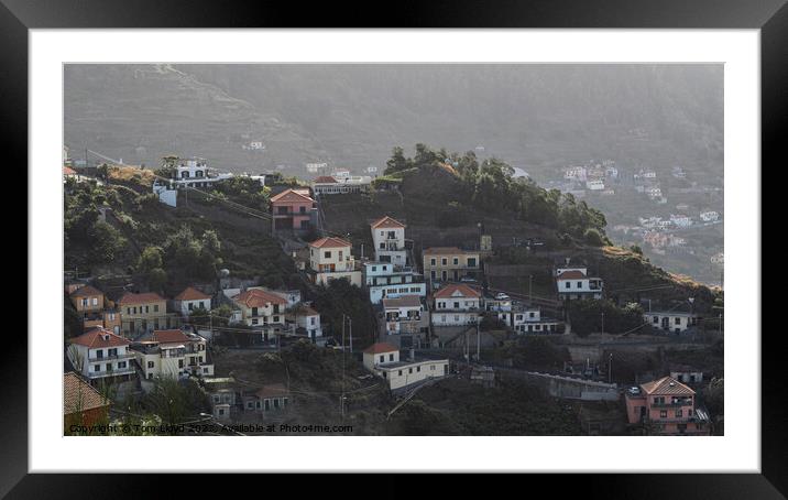 Madeira Hillside Framed Mounted Print by Tom Lloyd