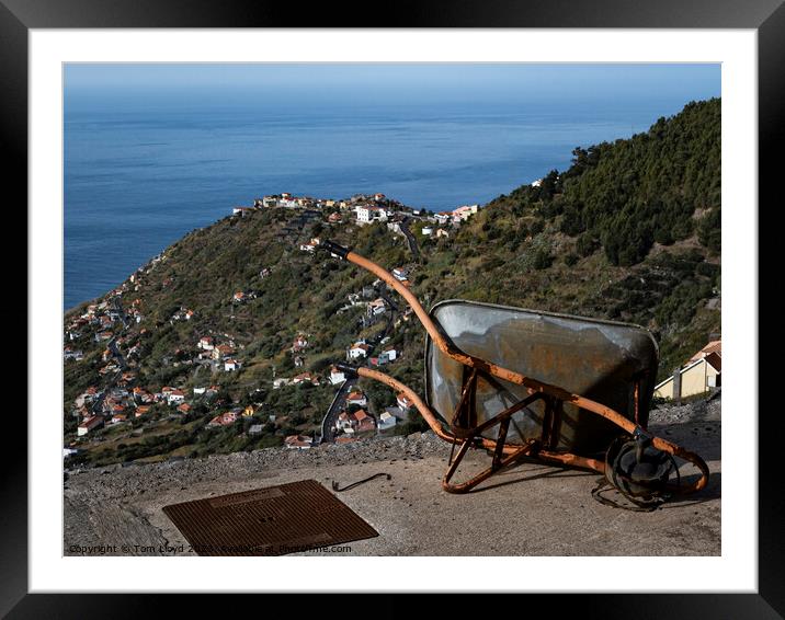 Madeira Sea View Framed Mounted Print by Tom Lloyd