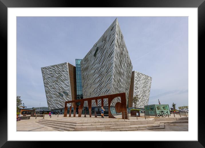 Titanic Experience Belfast Framed Mounted Print by Thomas Schaeffer