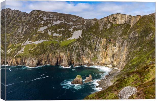 Slieve League Canvas Print by Thomas Schaeffer