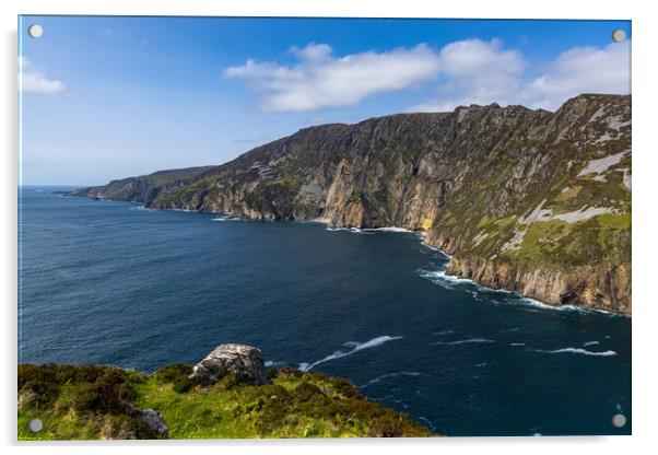 Slieve League Acrylic by Thomas Schaeffer