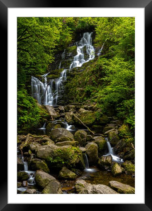 Torc Waterfall Framed Mounted Print by Thomas Schaeffer