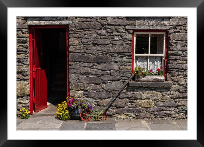 Door and window Framed Mounted Print by Thomas Schaeffer
