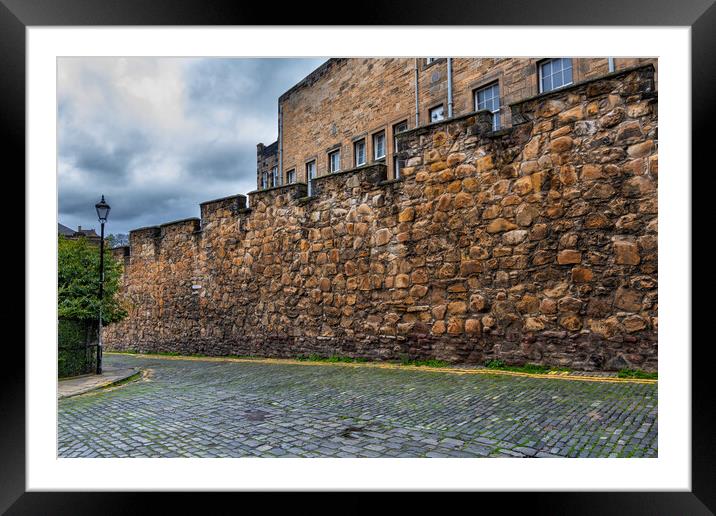 Telfer Wall In City Of Edinburgh Framed Mounted Print by Artur Bogacki