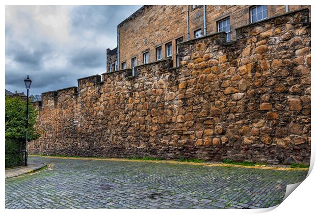 Telfer Wall In City Of Edinburgh Print by Artur Bogacki