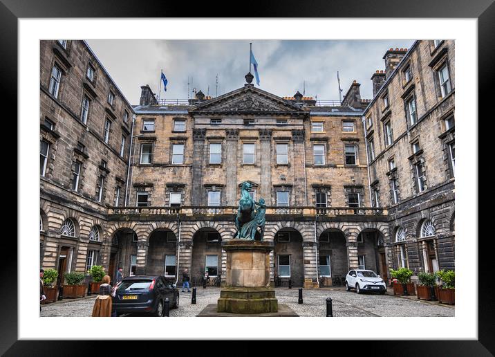 Edinburgh City Chambers Framed Mounted Print by Artur Bogacki