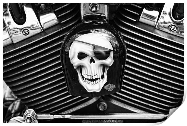 Bad to the bone! Print by Clare FitzGerald