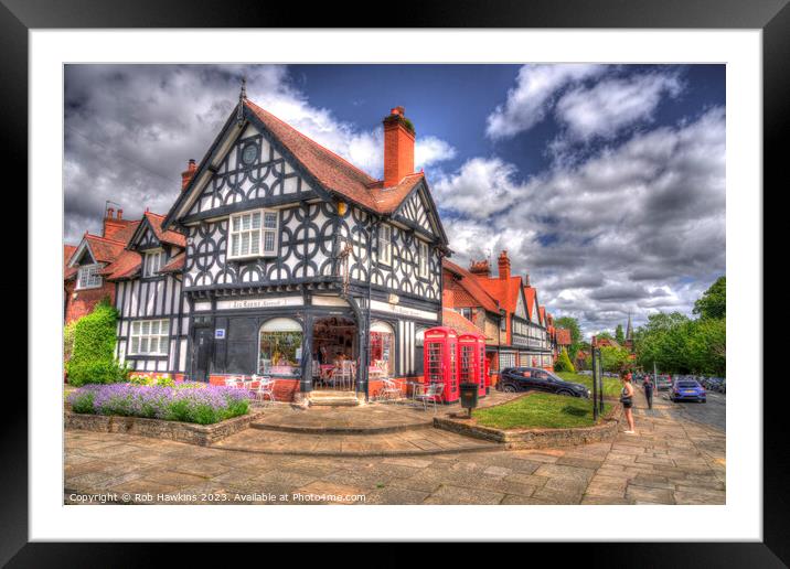 Port Sunlight Tea rooms Framed Mounted Print by Rob Hawkins