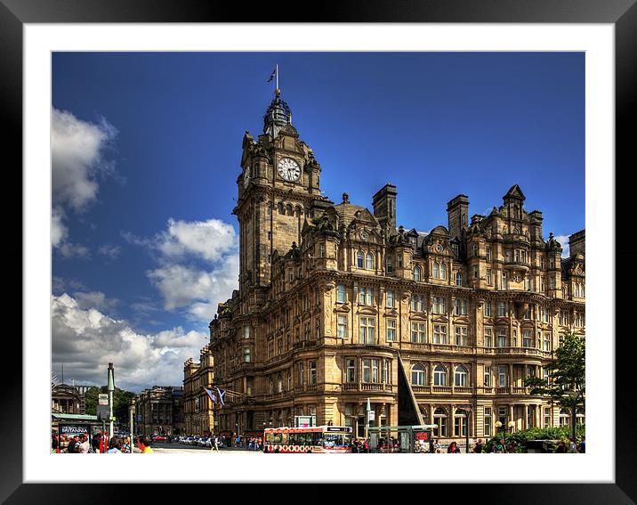 Balmoral Hotel Framed Mounted Print by Tom Gomez