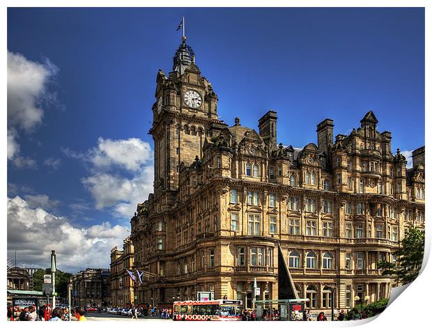 Balmoral Hotel Print by Tom Gomez