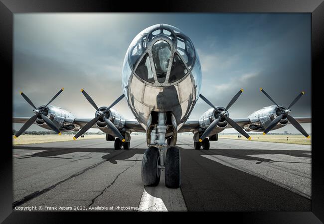 the superfortress B29 Framed Print by Frank Peters