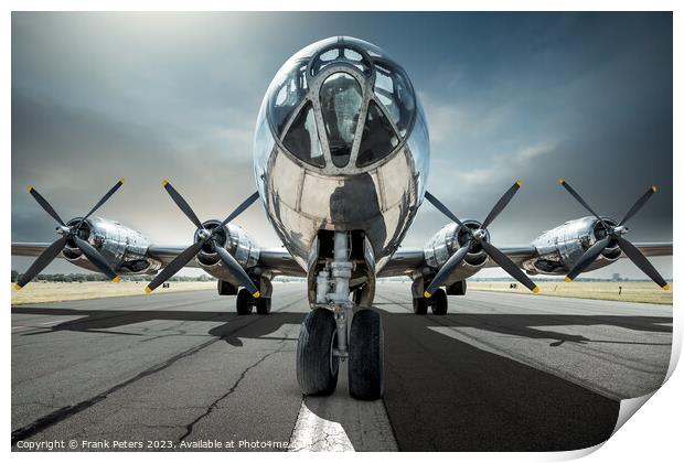 the superfortress B29 Print by Frank Peters