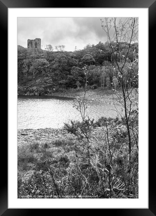 Dolbadarn Castle by Llyn Peris Framed Mounted Print by Sean Tobin