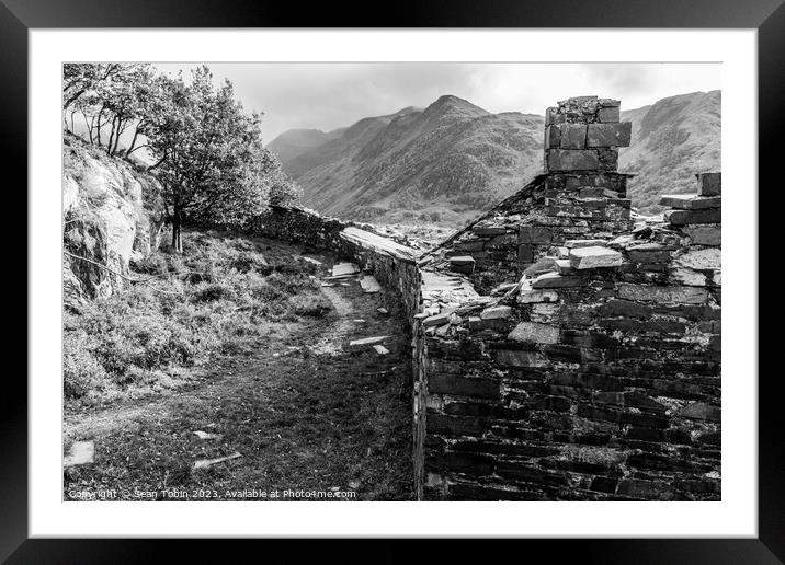 Anglesey Barracks Mountain Approach Framed Mounted Print by Sean Tobin