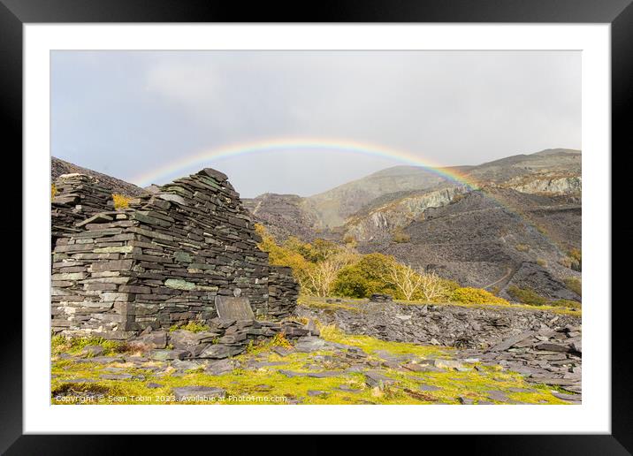 Anglesey Barracks Rainbow Framed Mounted Print by Sean Tobin