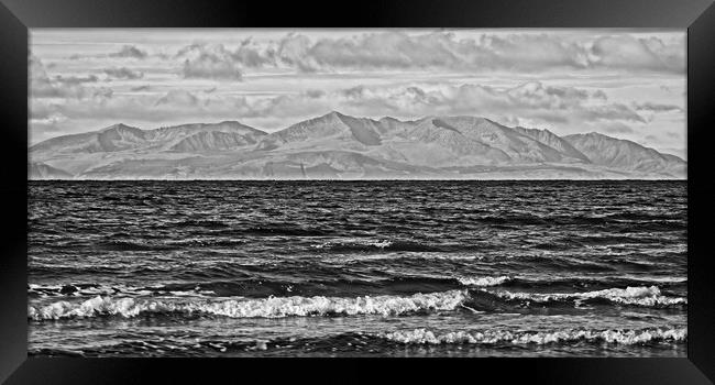 Isle of Arran mountains Framed Print by Allan Durward Photography