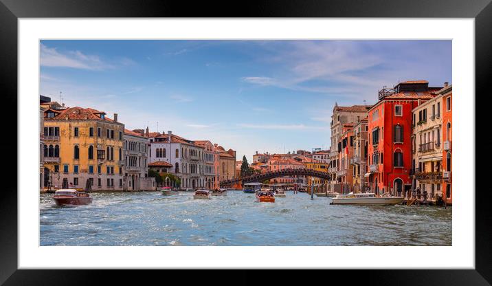  The Grand Canal Venice In Summer Framed Mounted Print by Phil Durkin DPAGB BPE4
