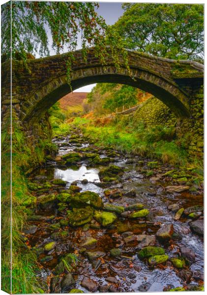 Eastergate Bridge Marsden Canvas Print by Alison Chambers