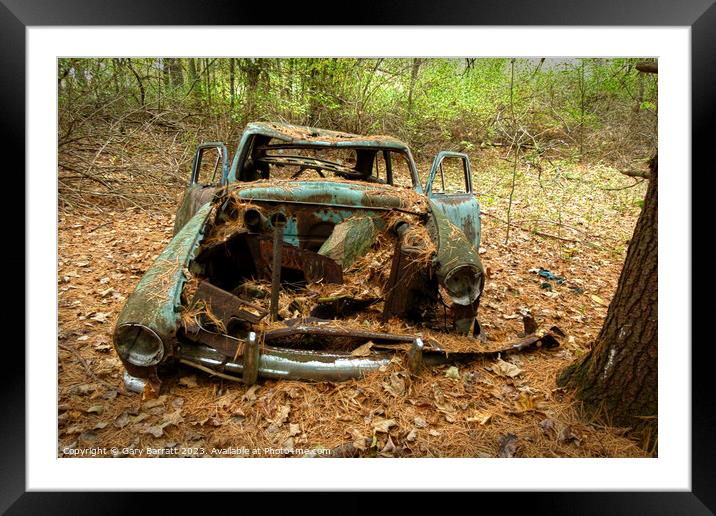 Rust In Peace. Framed Mounted Print by Gary Barratt