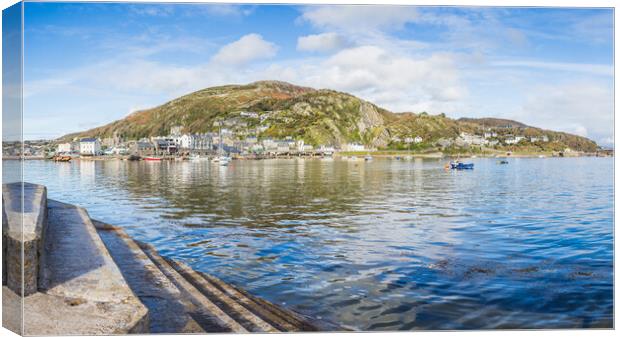 Barmouth harbour panorama Canvas Print by Jason Wells