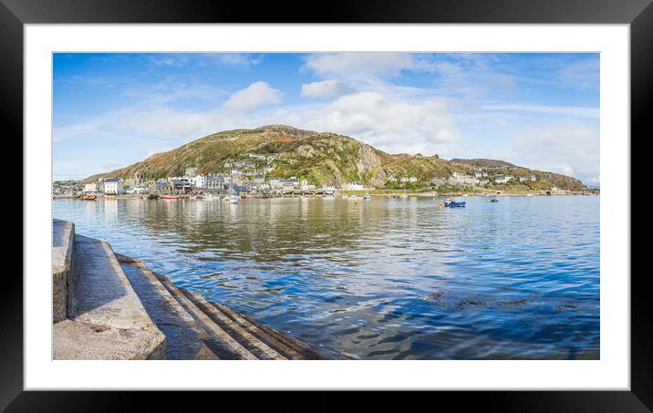 Barmouth harbour panorama Framed Mounted Print by Jason Wells