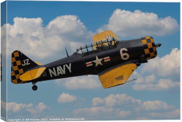 Harvard T6 Canvas Print by Bill Moores