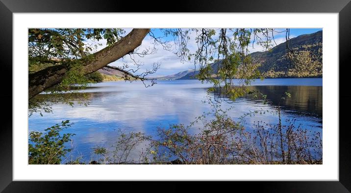 Ullswater Lake Framed Mounted Print by Jennie Franklin