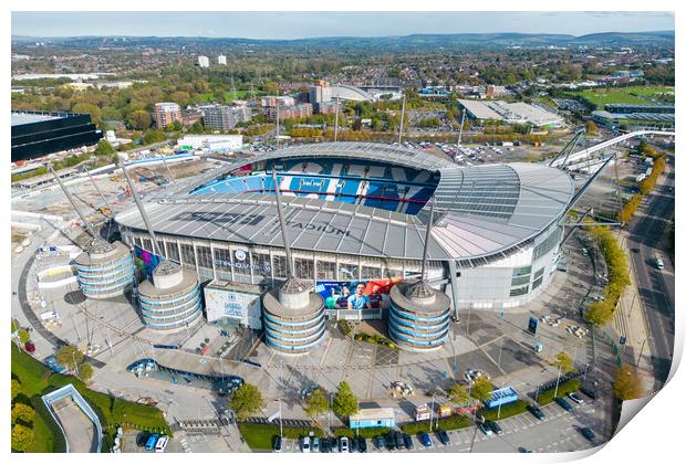 The Etihad Stadium Print by Apollo Aerial Photography