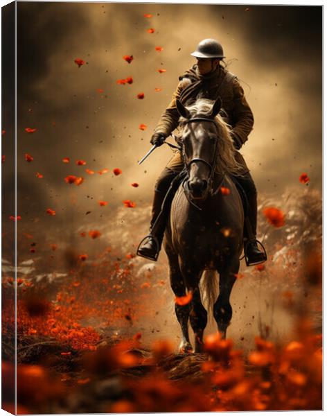 Lest We Forget Canvas Print by Picture Wizard