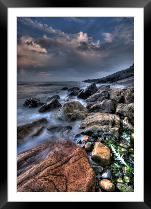 Seascape fife coastal path Framed Mounted Print by John Hulland