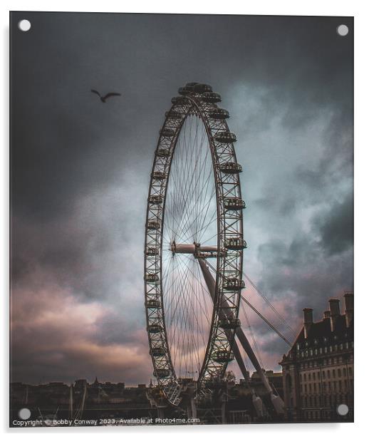 London Eye Acrylic by Bobby Conway