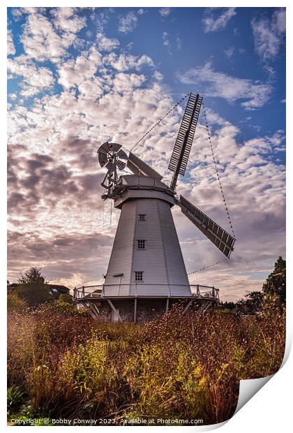 Upminster Windmill Print by Bobby Conway
