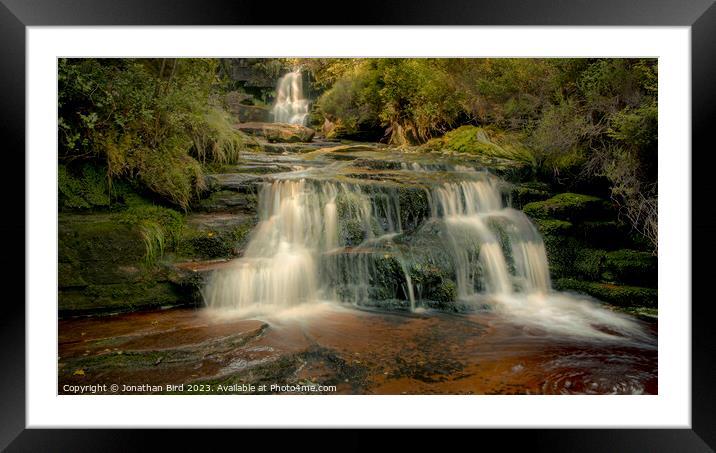 Above Middle Black Clough Framed Mounted Print by Jonathan Bird