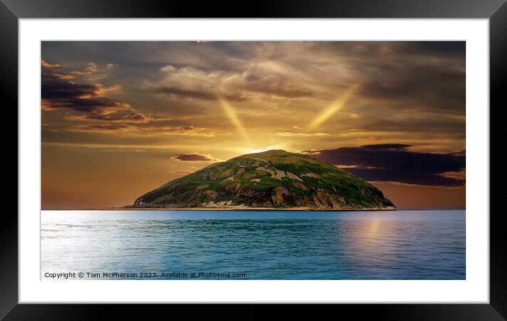 Ailsa Craig Framed Mounted Print by Tom McPherson