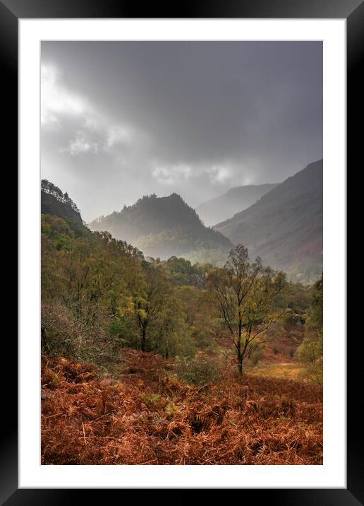 View from Borrowdale  Framed Mounted Print by James Marsden