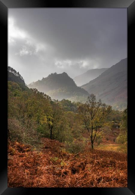 View from Borrowdale  Framed Print by James Marsden