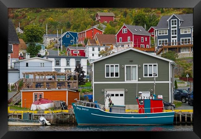 Petty Harbour-Maddox Cove, Newfoundland Framed Print by Martyn Arnold