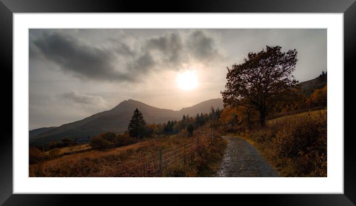 Autumn in Snowdonia  Framed Mounted Print by David McGeachie