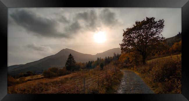 Autumn in Snowdonia  Framed Print by David McGeachie